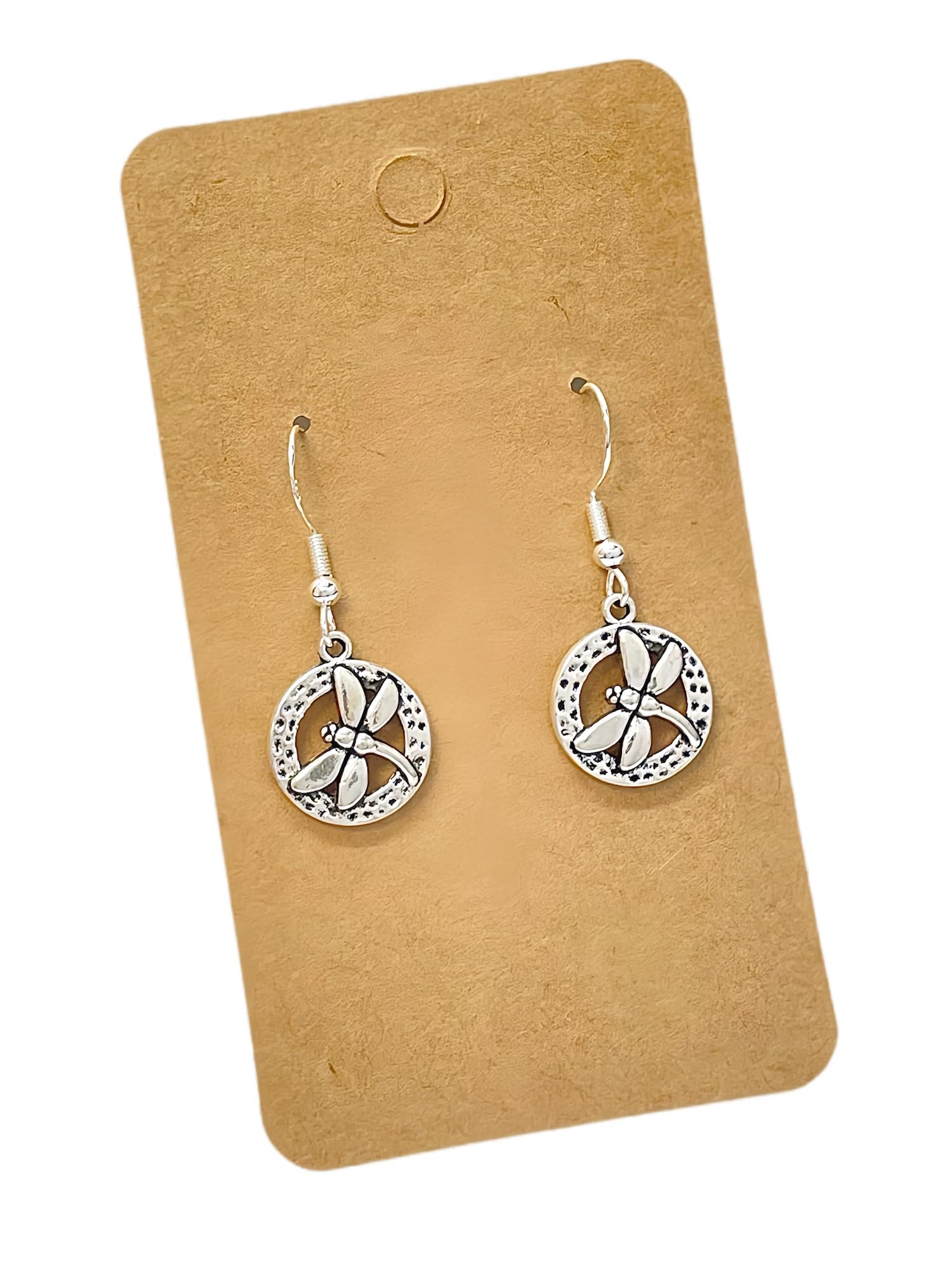 Silver Dangle Earrings on 925 Sterling Silver Wire, Fashion Trendy Handmade Earrings for Women Girls, Hypoallergenic