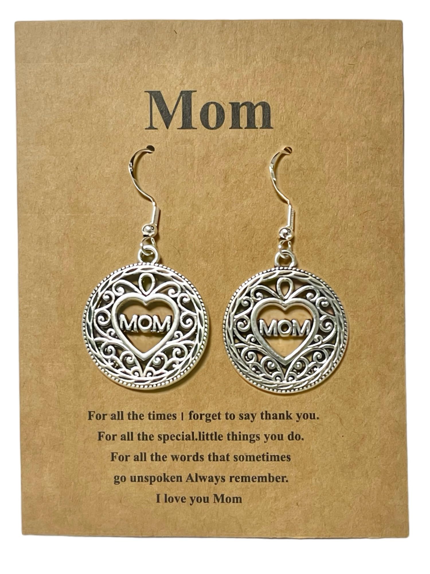 Silver Dangle Earrings on 925 Sterling Silver Wire, Fashion Trendy Handmade Earrings for Women Girls, Hypoallergenic