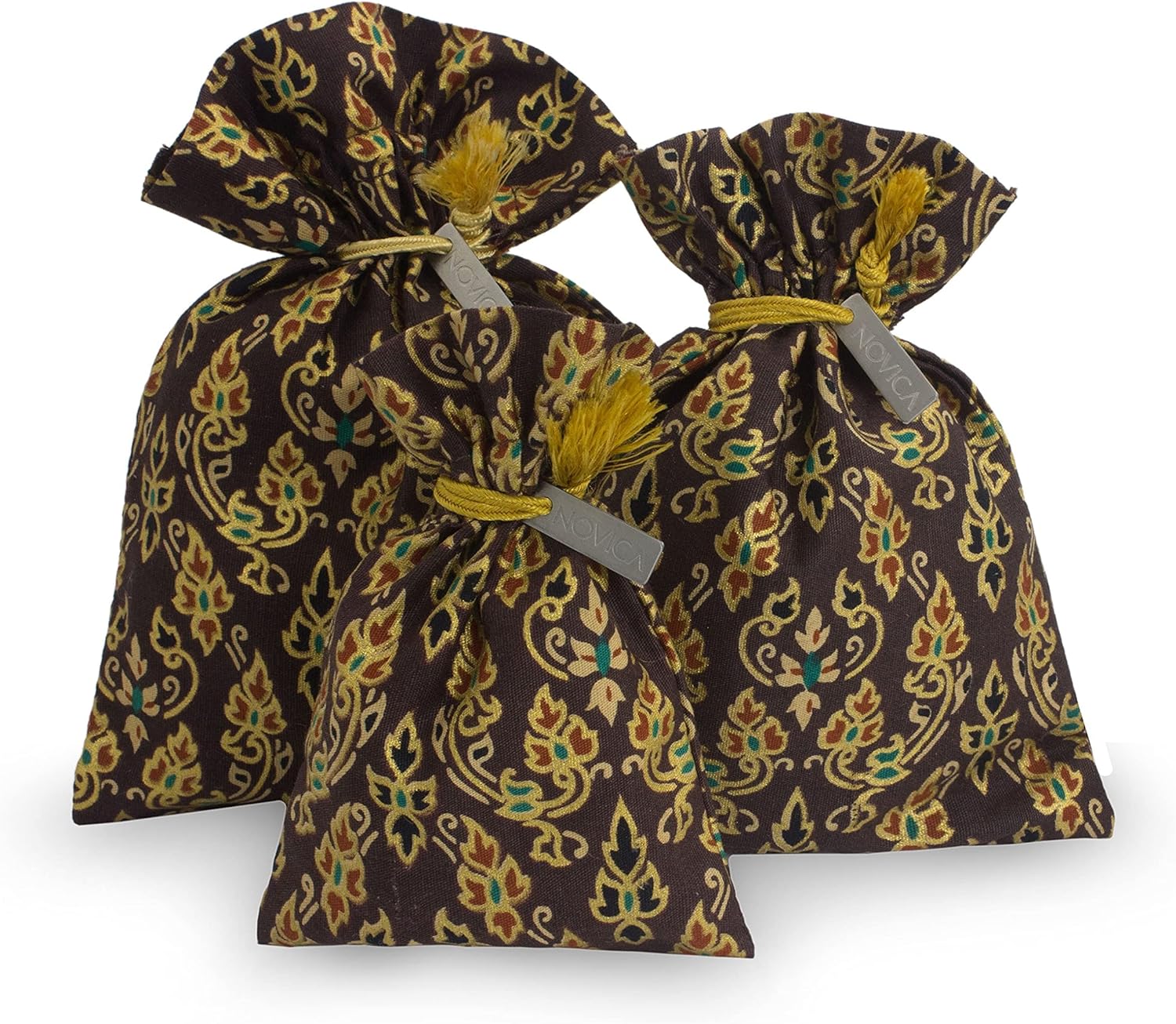 NOVICA Artisan Handmade Multigemstone Dangle Earrings Sterling Silver from India Smoky Quartz Rose Labradorite Birthstone [1.3 in L x 0.9 in W x 0.2 in D] ' Enchanting Trinity'